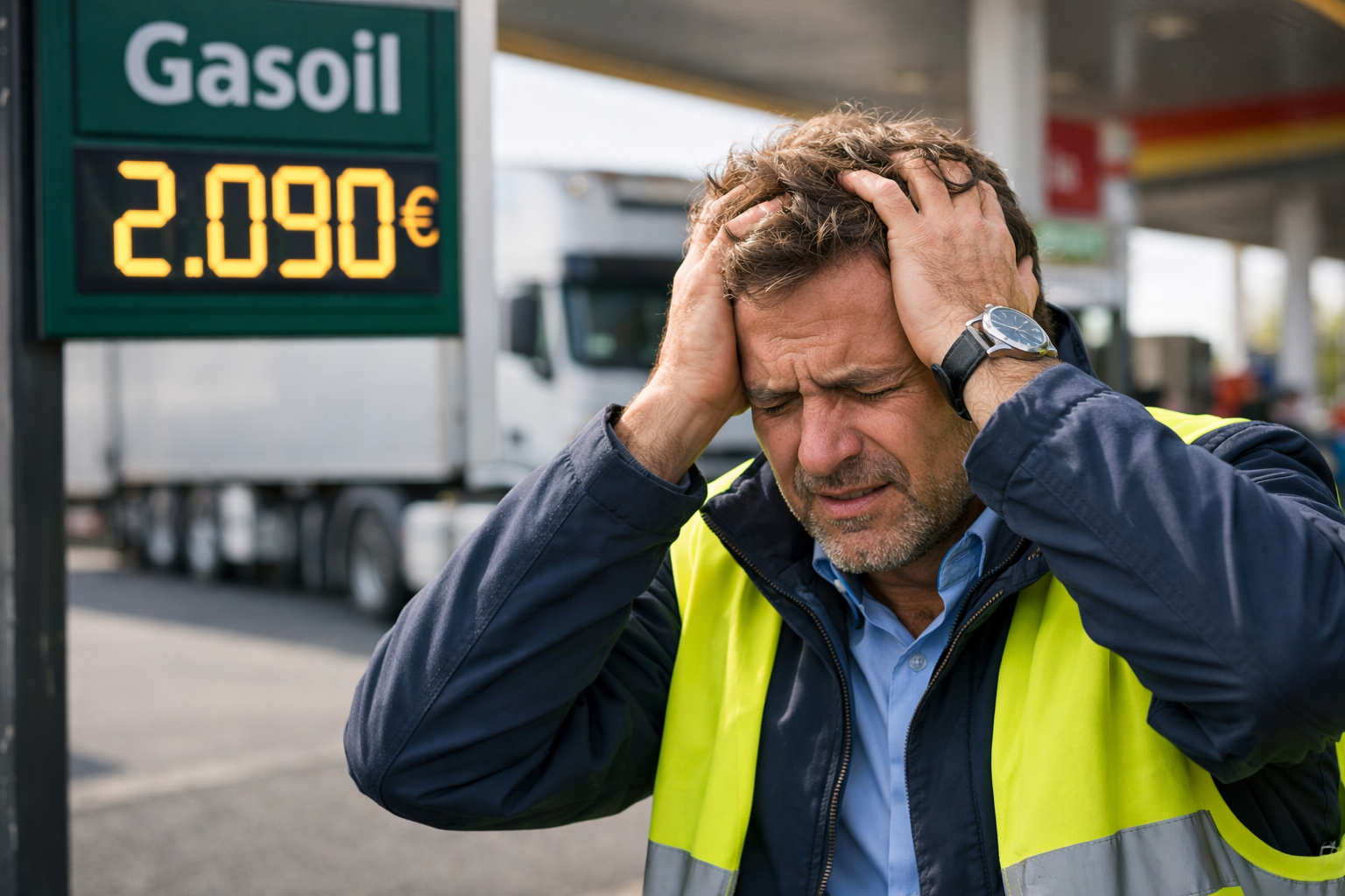 Hervé, c'est compliqué avec le prix du carburant…